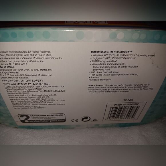 NWOT Nickelodeon Dora's Explorer Girls Dora 2009 Mattel - Picture 8 of 10